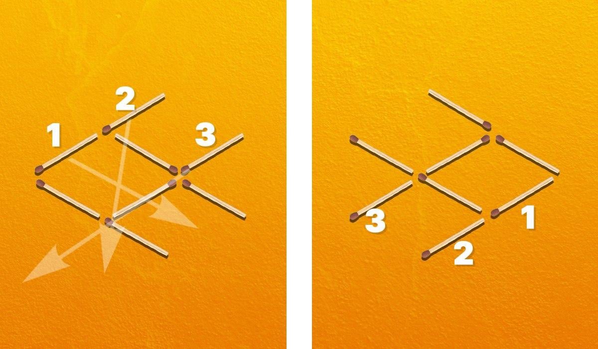 Turite perkelti tris degtukus, kad pasuktumėte žuvį į dešinę / Moje koliažas